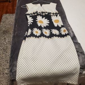 Women flower print dress